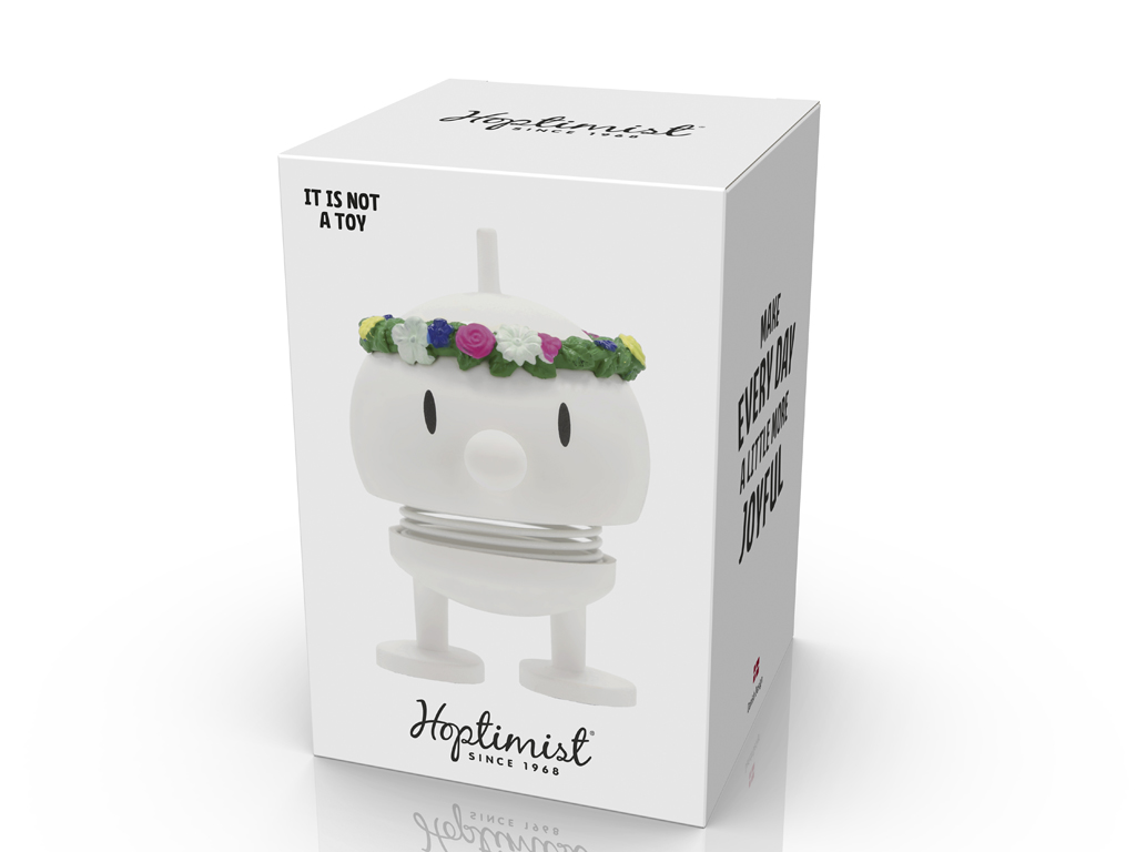 Hoptimist Midsommar Bumble Hoptimist 4,5 x 5,9 x 7,5 cm S White/vit - 2