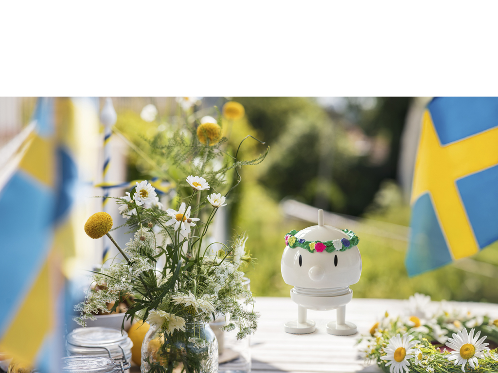 Hoptimist Midsommar Bumble Hoptimist 4,5 x 5,9 x 7,5 cm S White/vit - 3