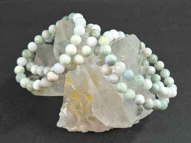 Burma Jade Armband - 8mm Pärlor
