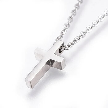 Halsband med litet kors