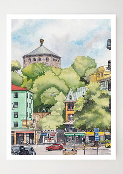 Linnégatan 32 (30 x 40 cm)