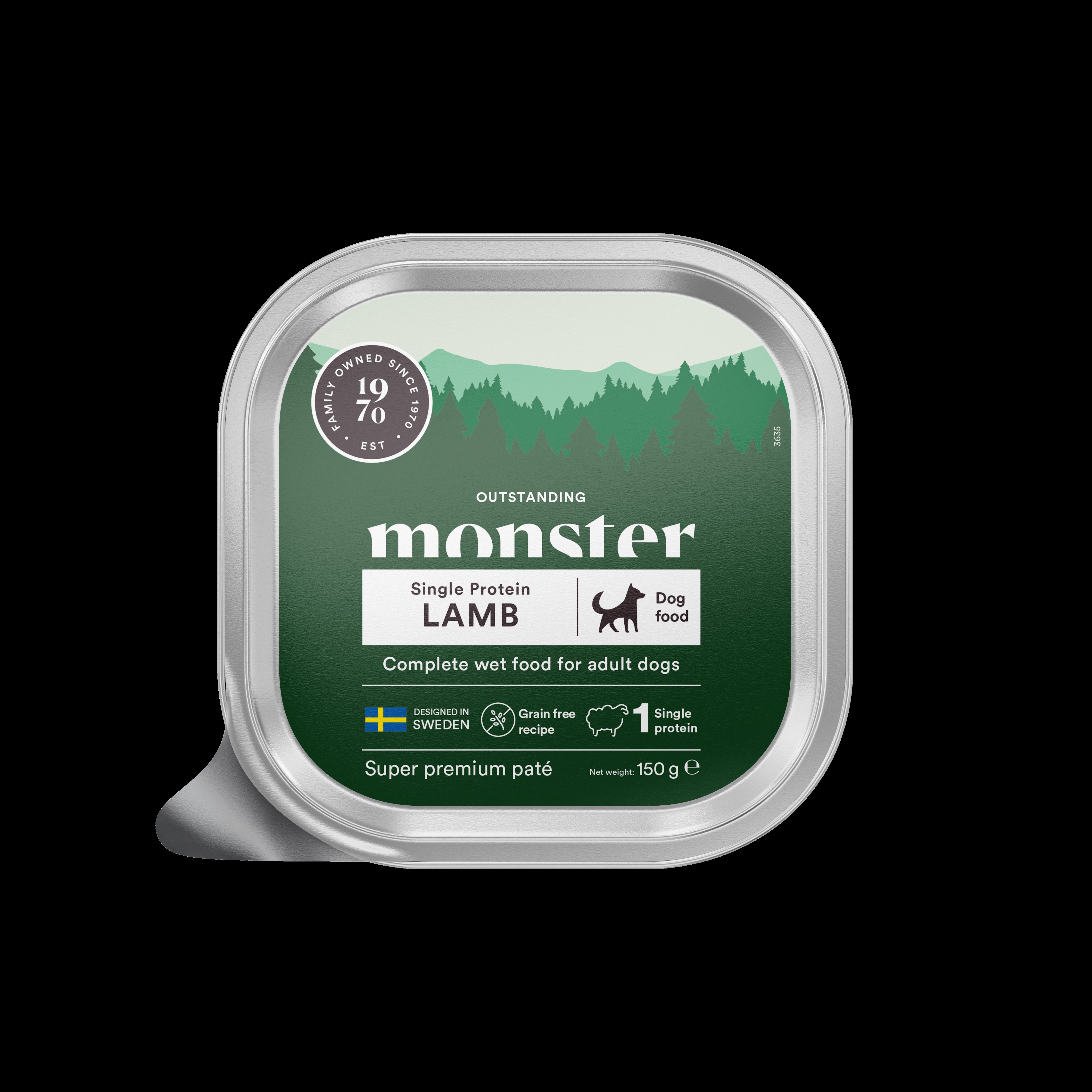 Monster Dog Adult Lamb Paté 150g - 2
