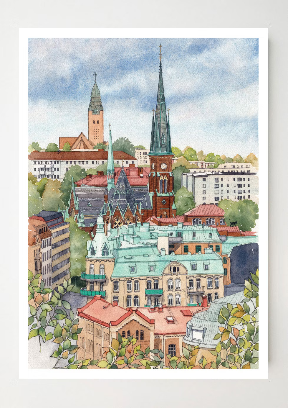 Linné (30 x 40 cm)