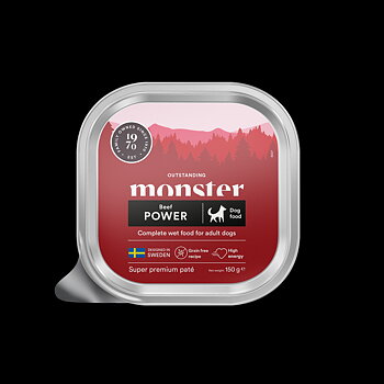 Monster Dog Power Paté Beef 150g