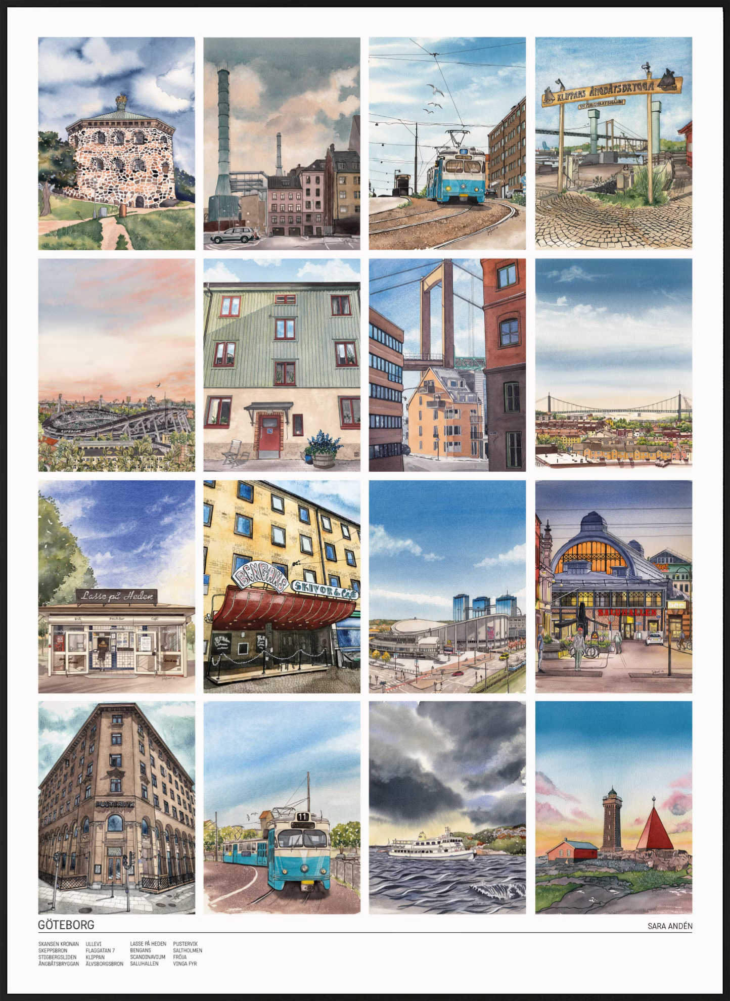 Göteborg (29,7 x 42 cm)