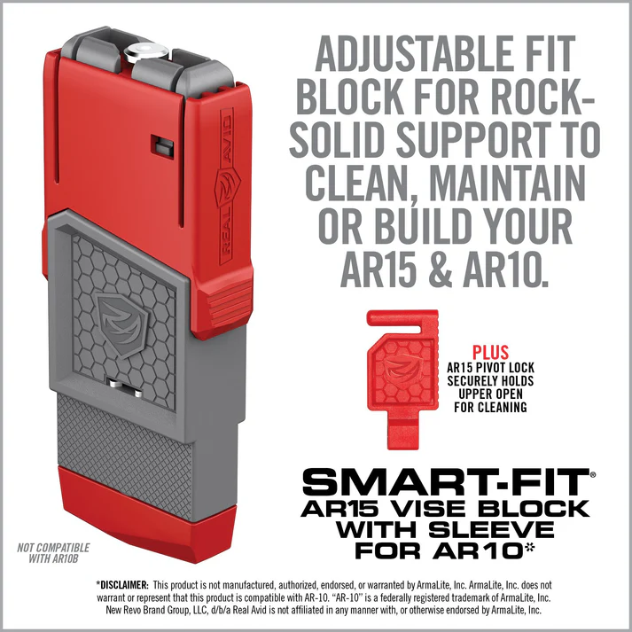 Smart-Fit® AR15 Vise Block With Sleeve For AR10* - 3