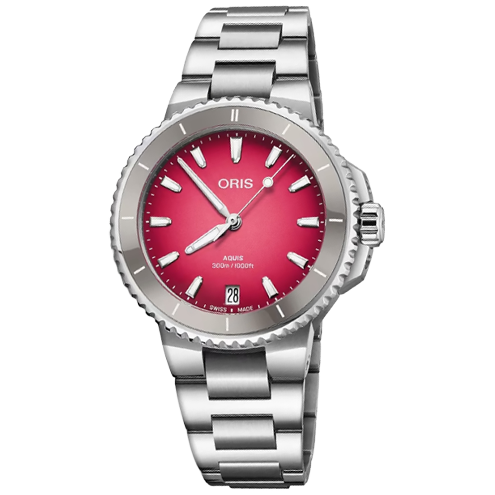 01 733 7792 4158-07 8 19 05P Oris Aquis Date Taste of Summer 36,5 rosa
