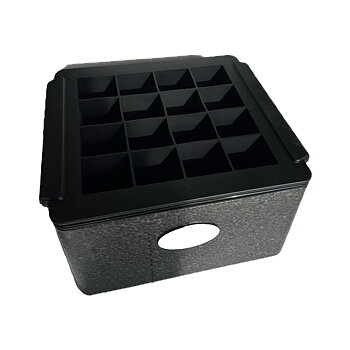 Mold for clear ice - 16 x Cubes