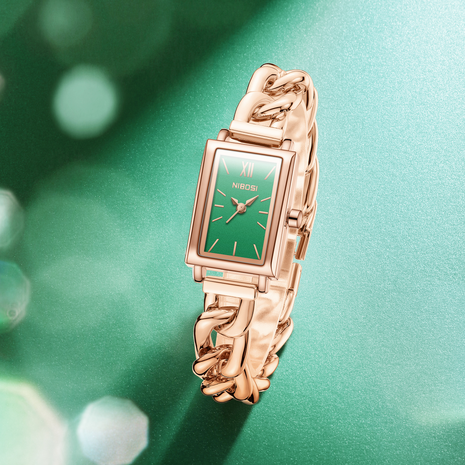 Nibosi Montrelle Rose Gold Green - 6