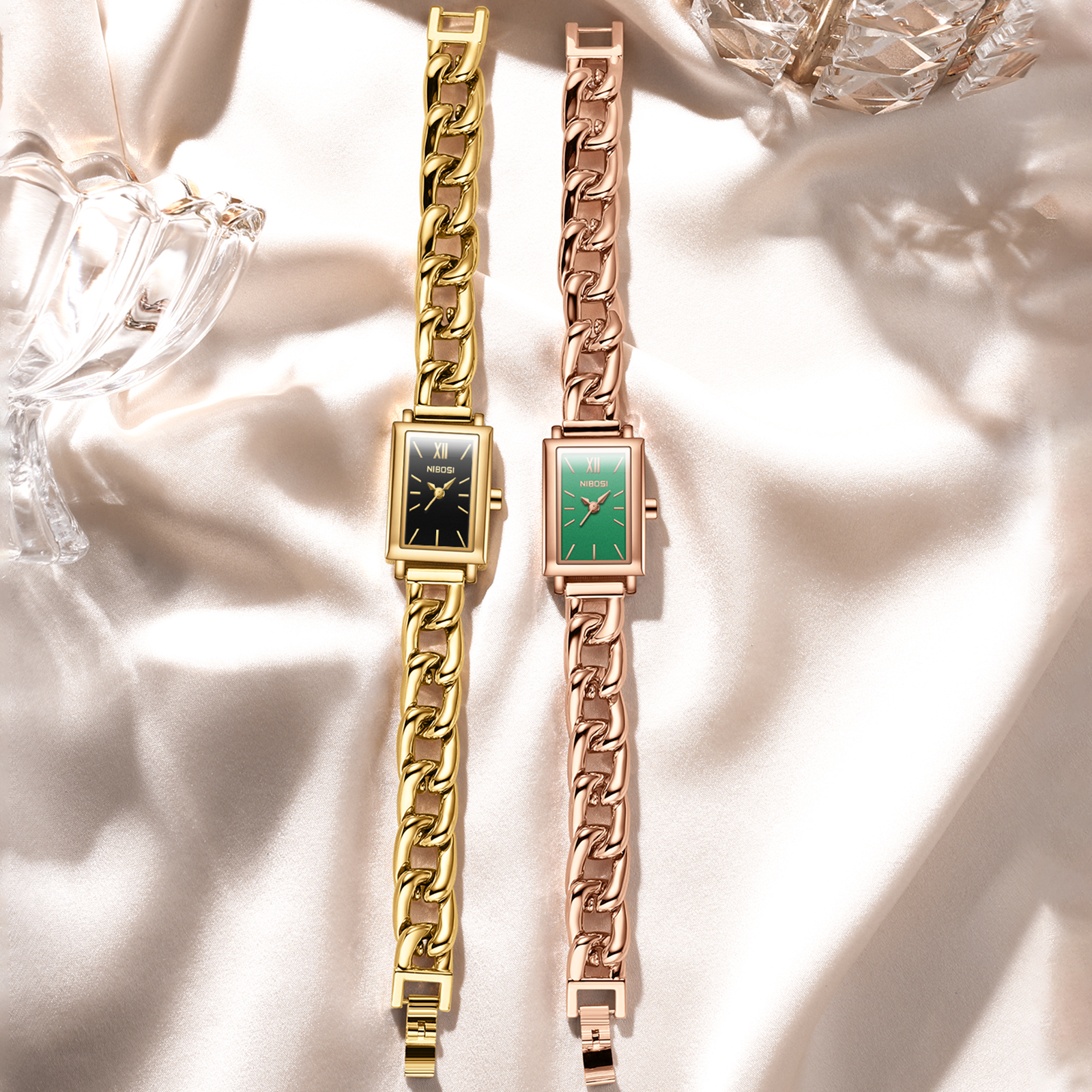 Nibosi Montrelle Rose Gold Green - 8