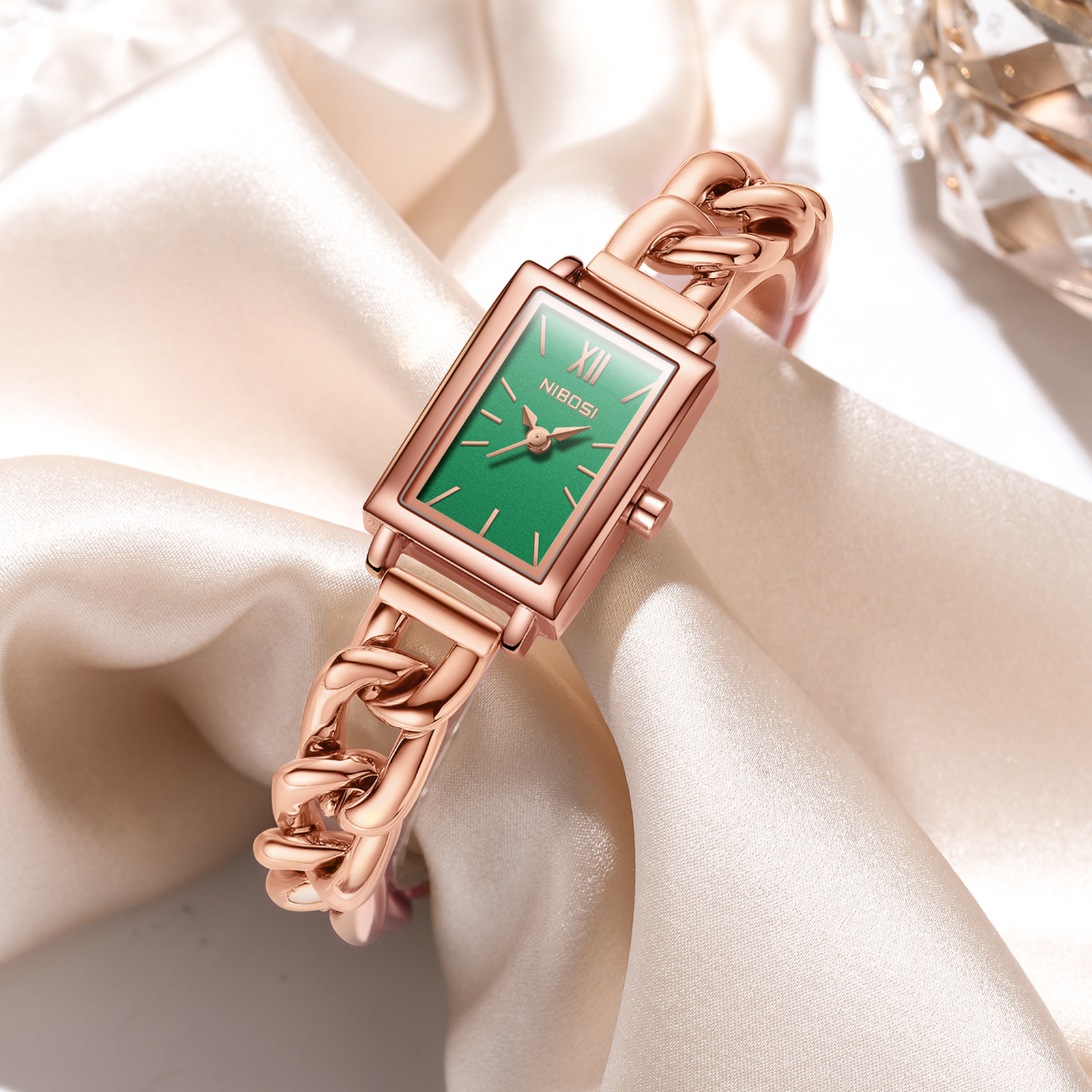 Nibosi Montrelle Rose Gold Green - 9