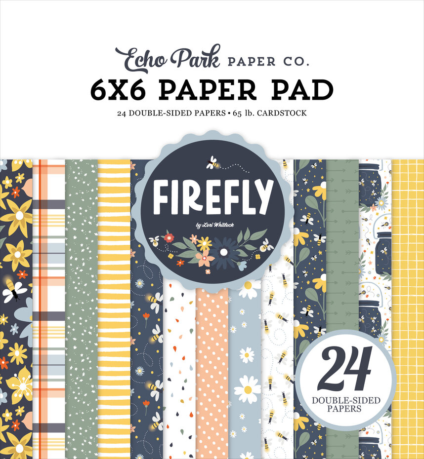 Echo Park-Firefly 6x6 Inch Paper Pad