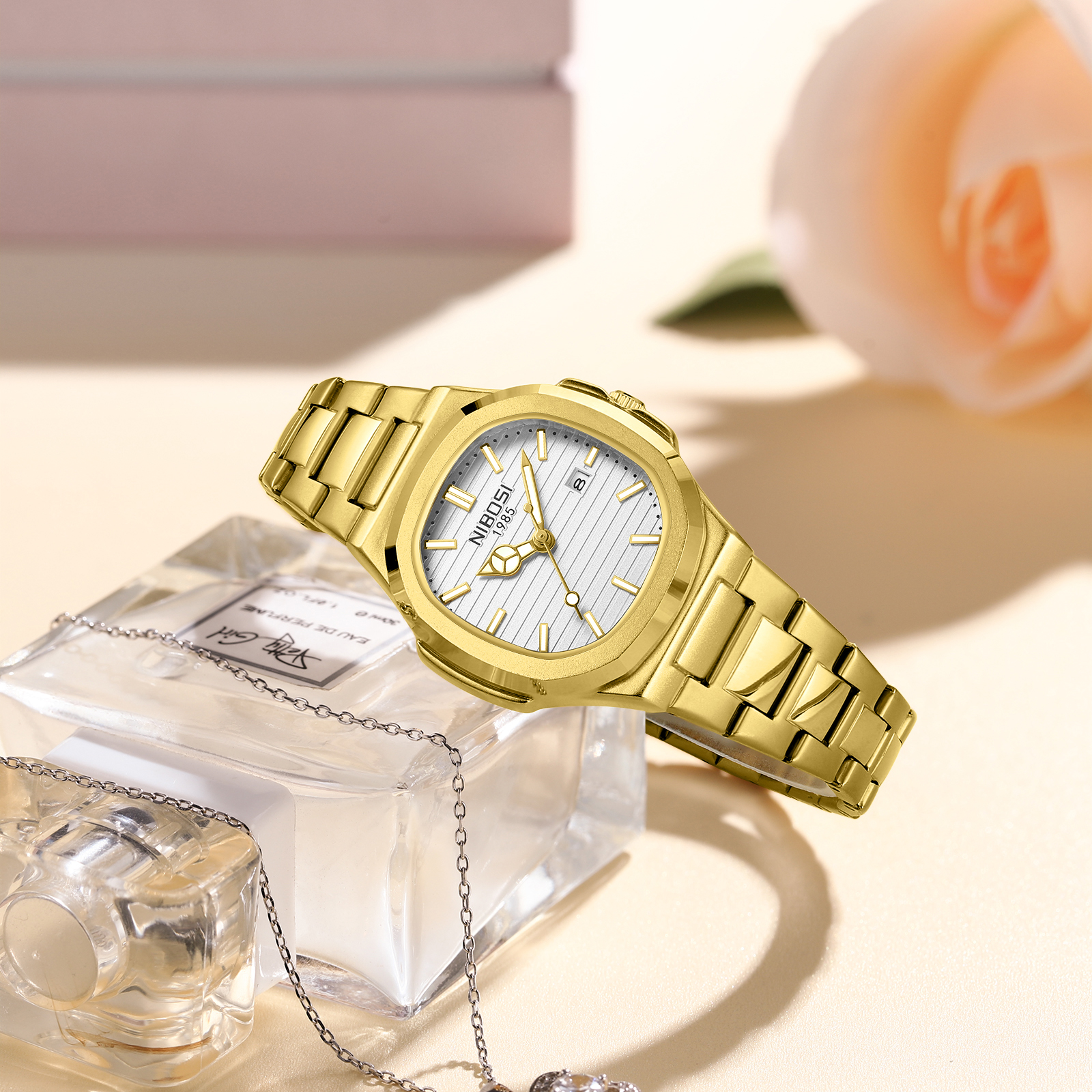 Nibosi Astronaut Ladies Gold Silver - 4