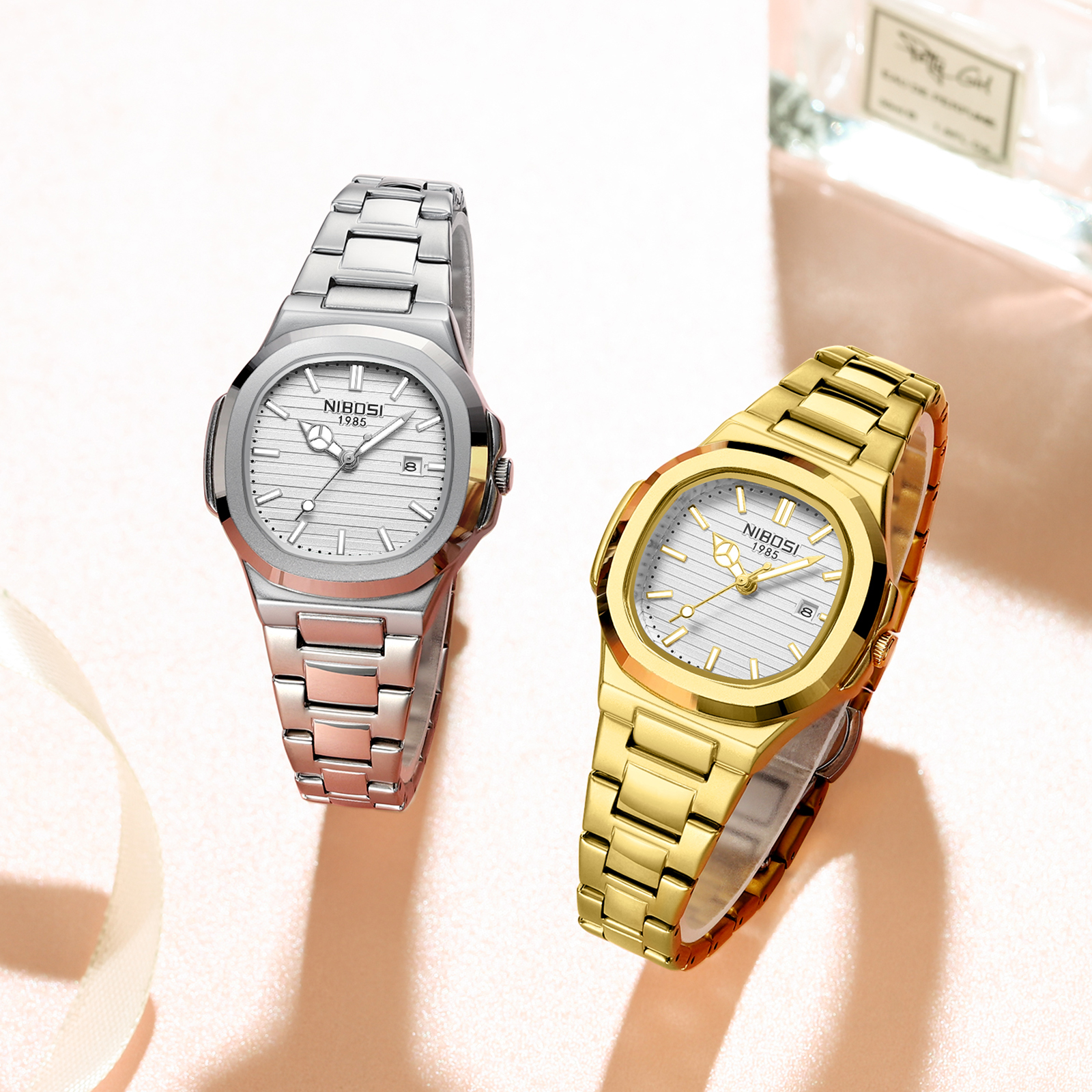 Nibosi Astronaut Ladies Gold Silver - 6