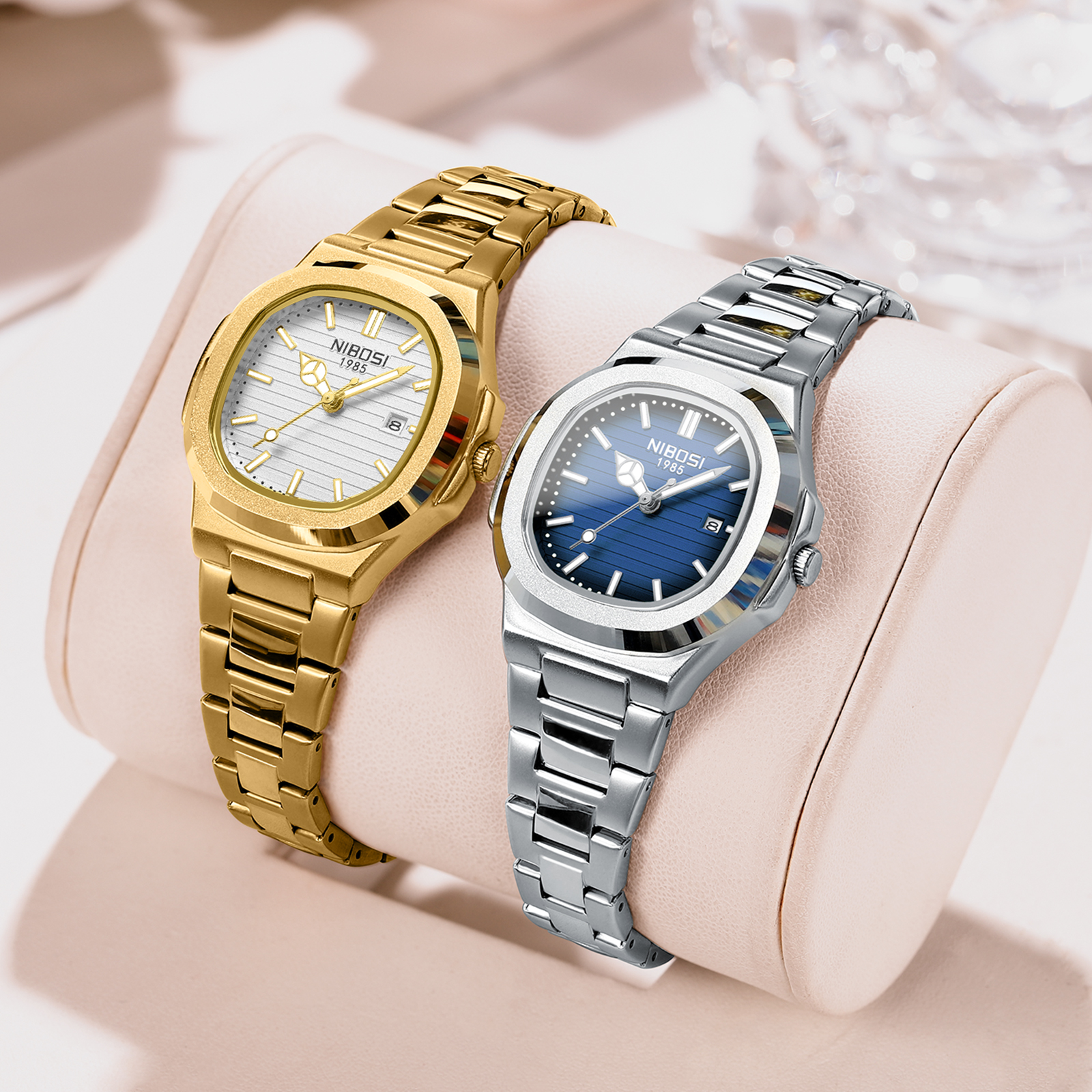 Nibosi Astronaut Ladies Gold Silver - 7
