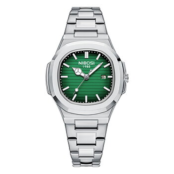 Nibosi Astronaut Ladies Silver Green
