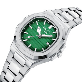Nibosi Astronaut Ladies Silver Green