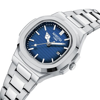 Nibosi Astronaut Ladies Silver Blue