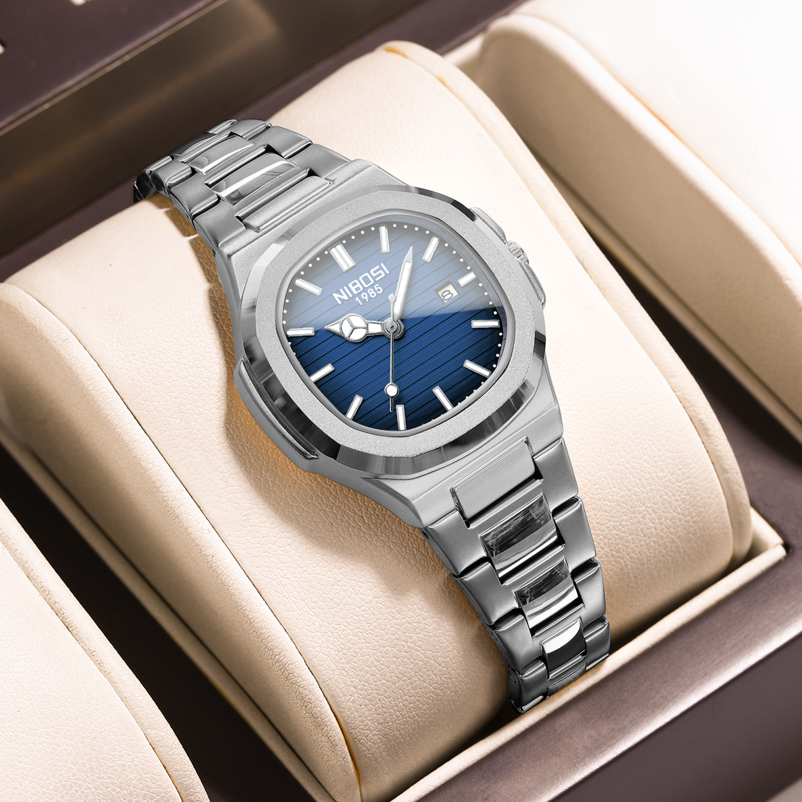 Nibosi Astronaut Ladies Silver Blue - 5