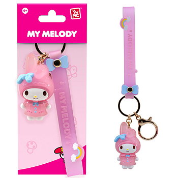My Melody 3D nyckelring/bag charm - Raincoat Series