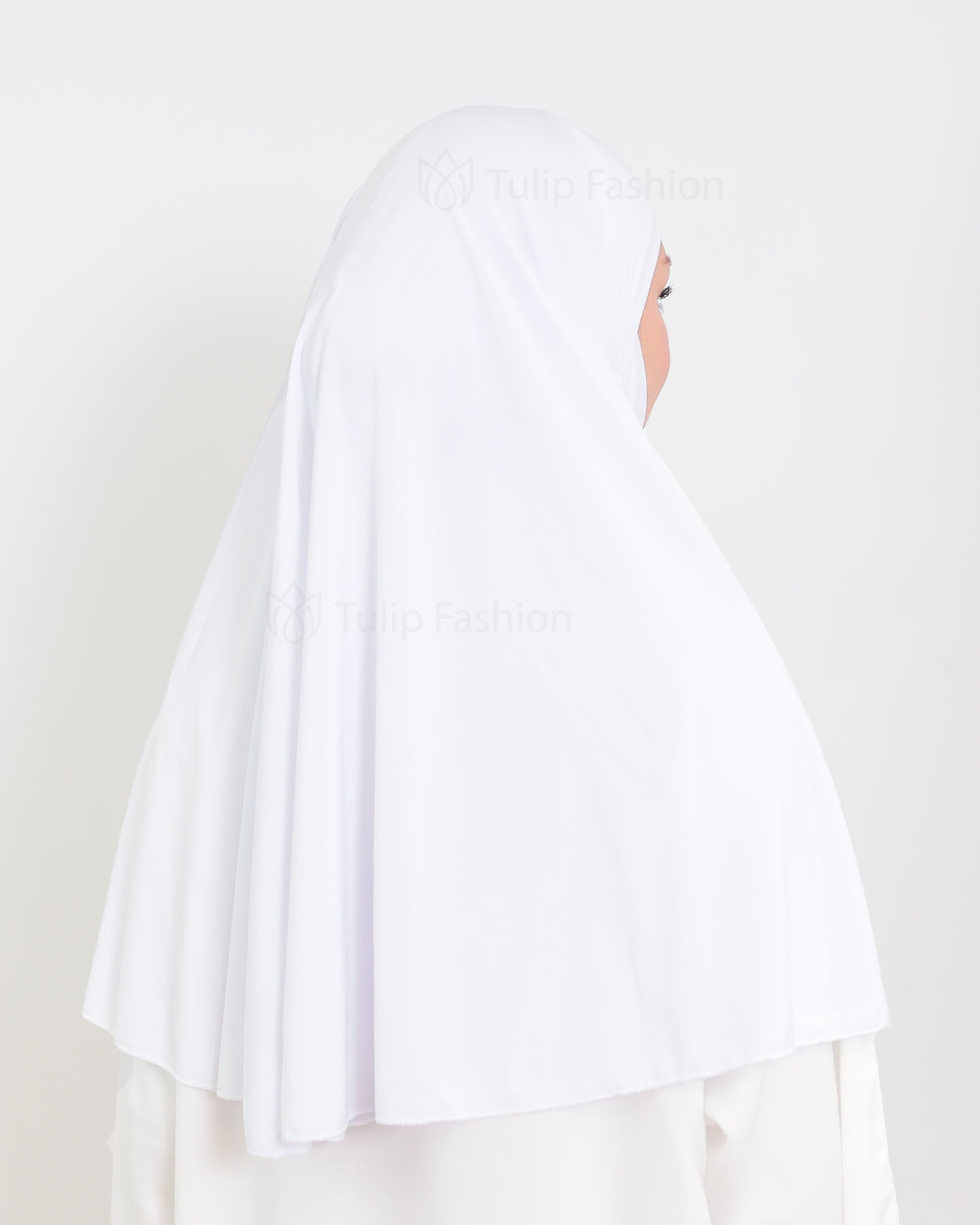 Hijab - Al Amira X-Large Lycra - Vit - 3