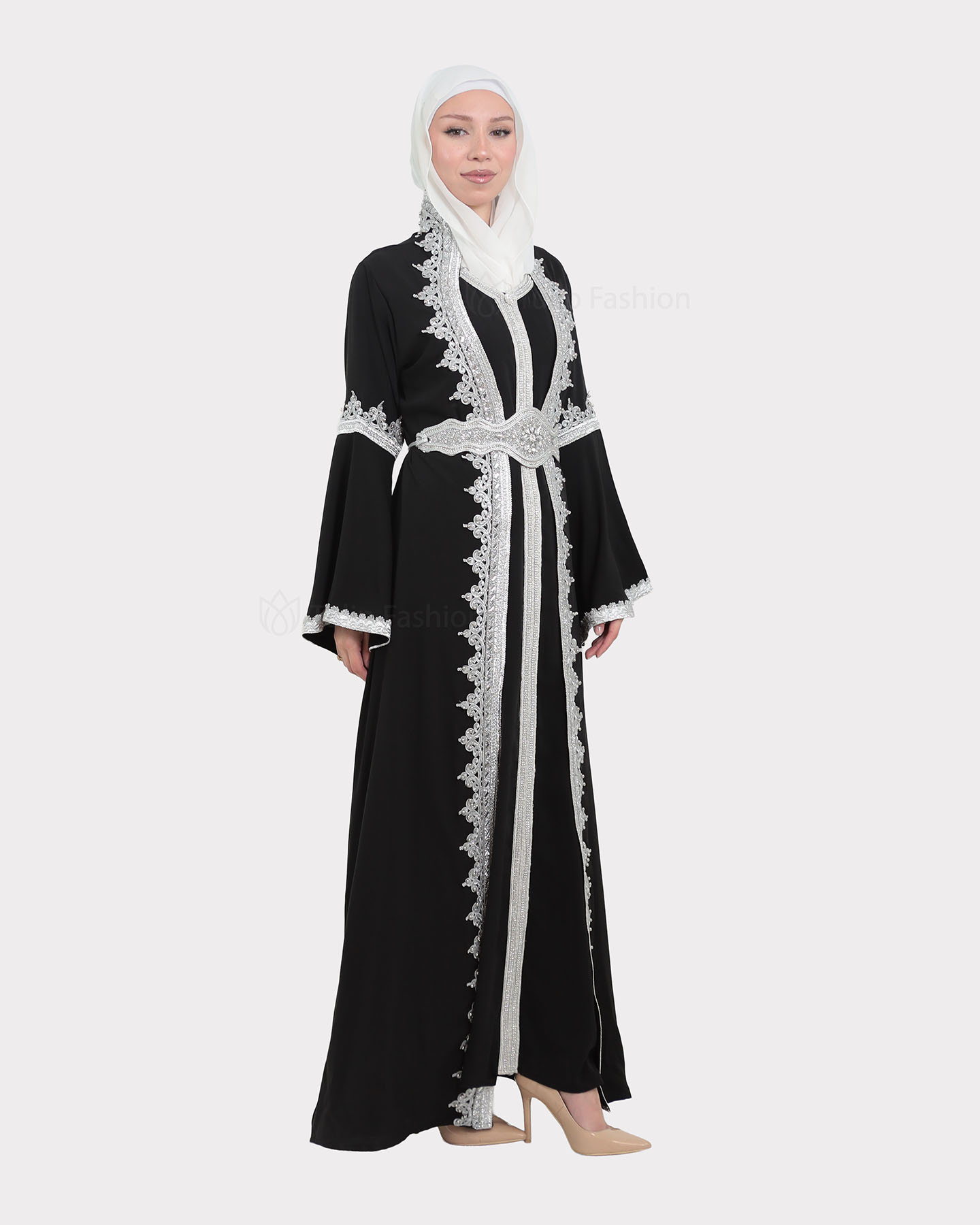 Abaya - Black - 3