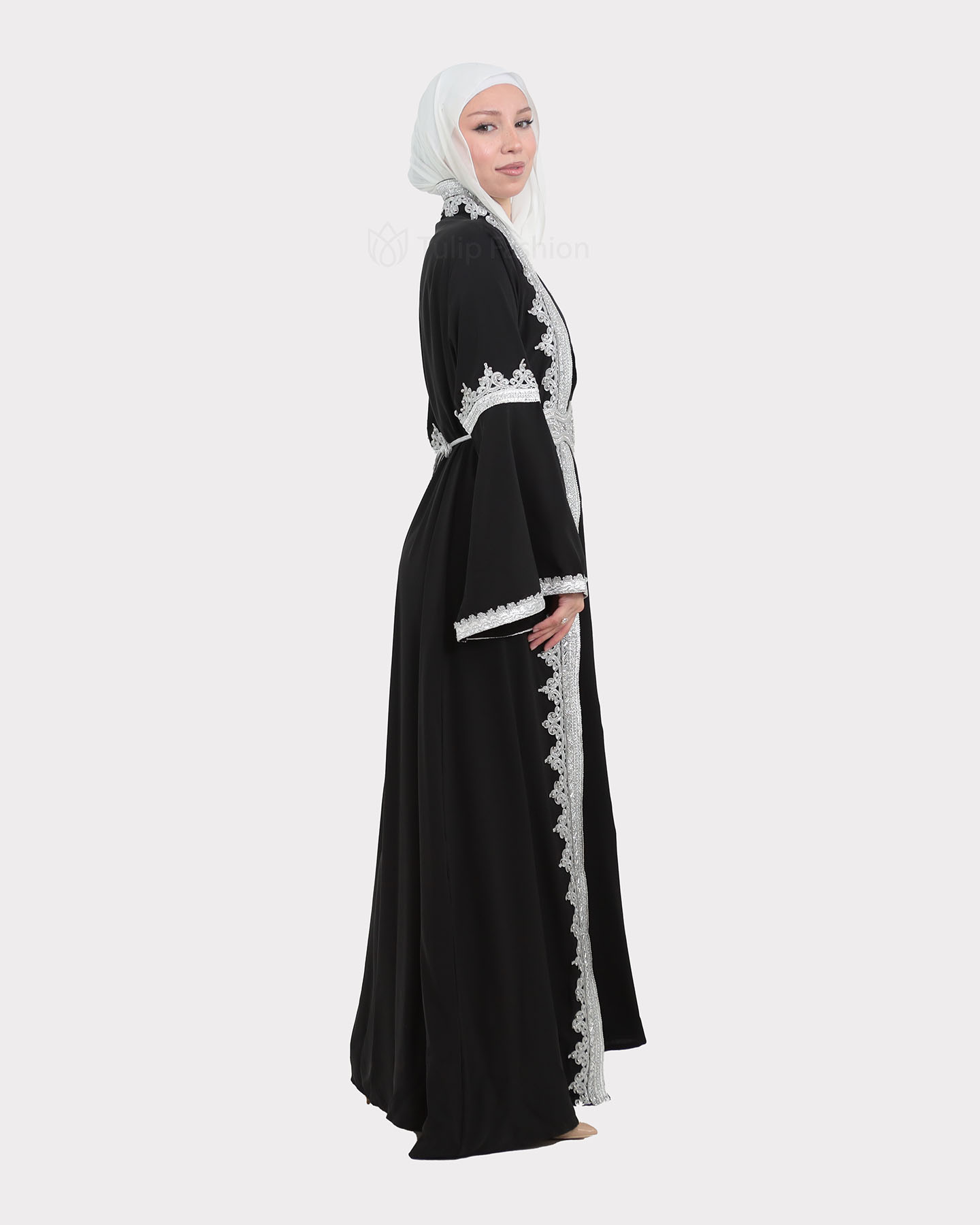 Abaya - Black - 4