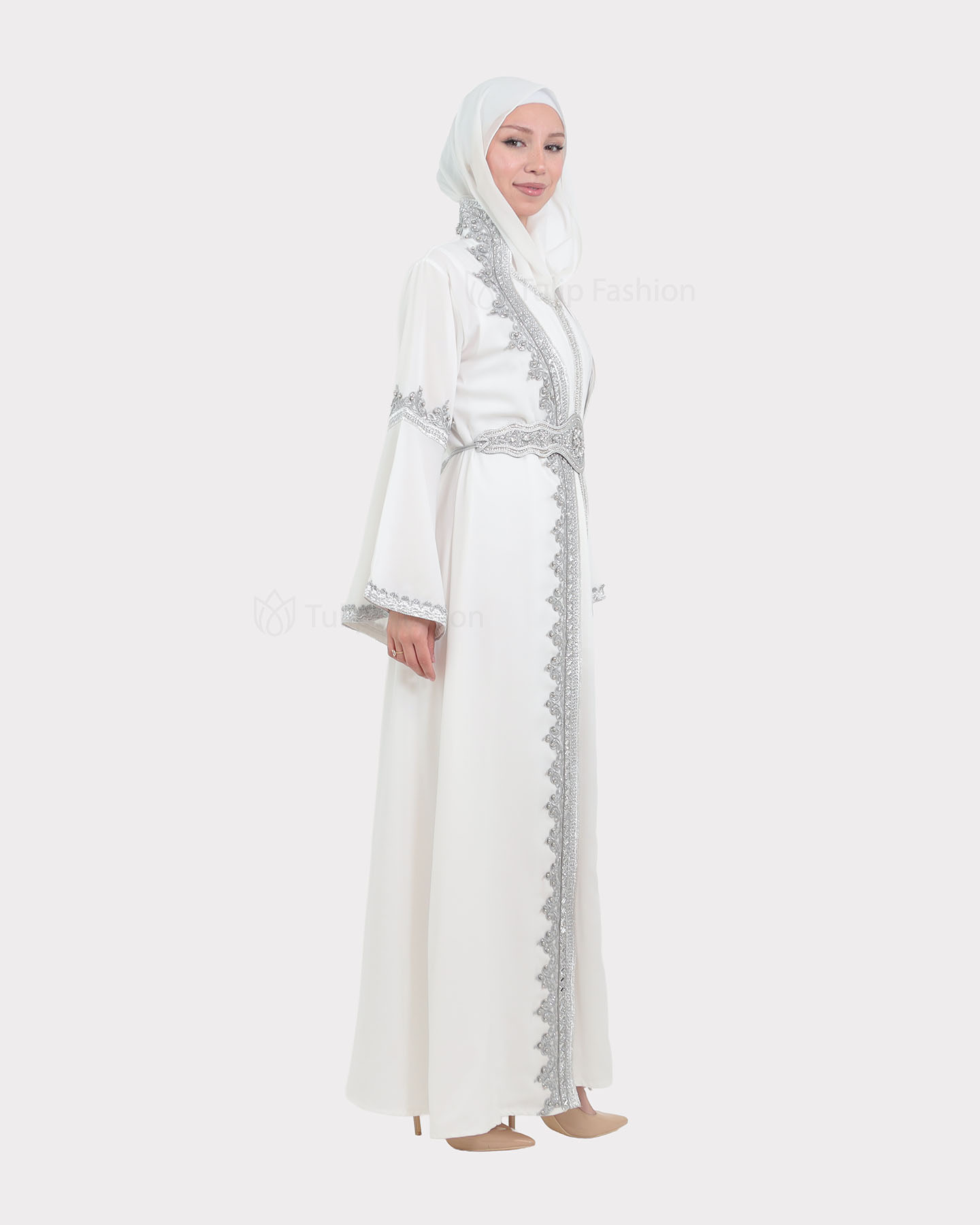 Abaya - Vit - 2