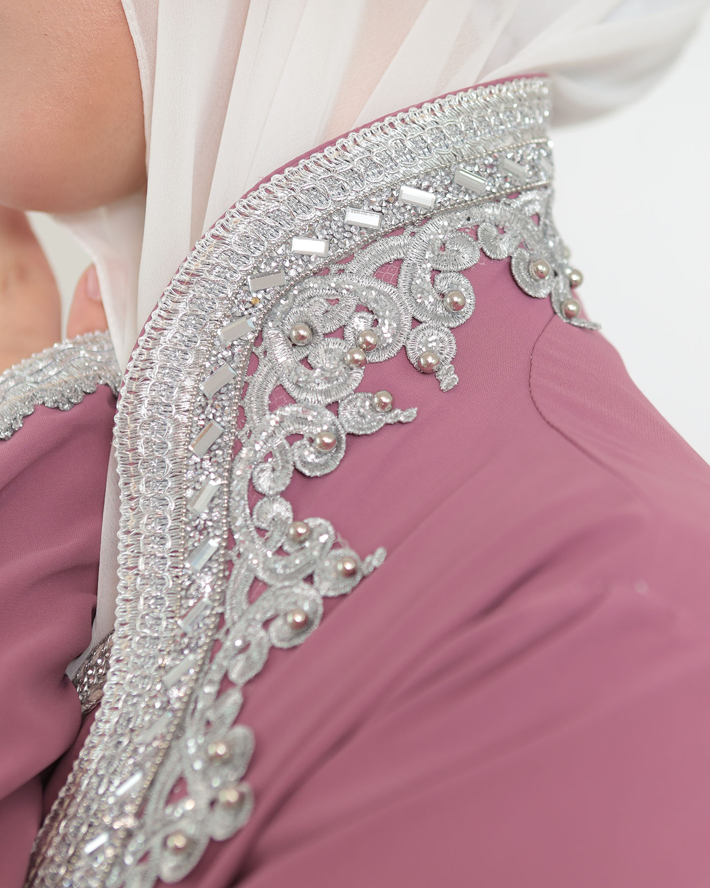 Abaya - Mauve - 5