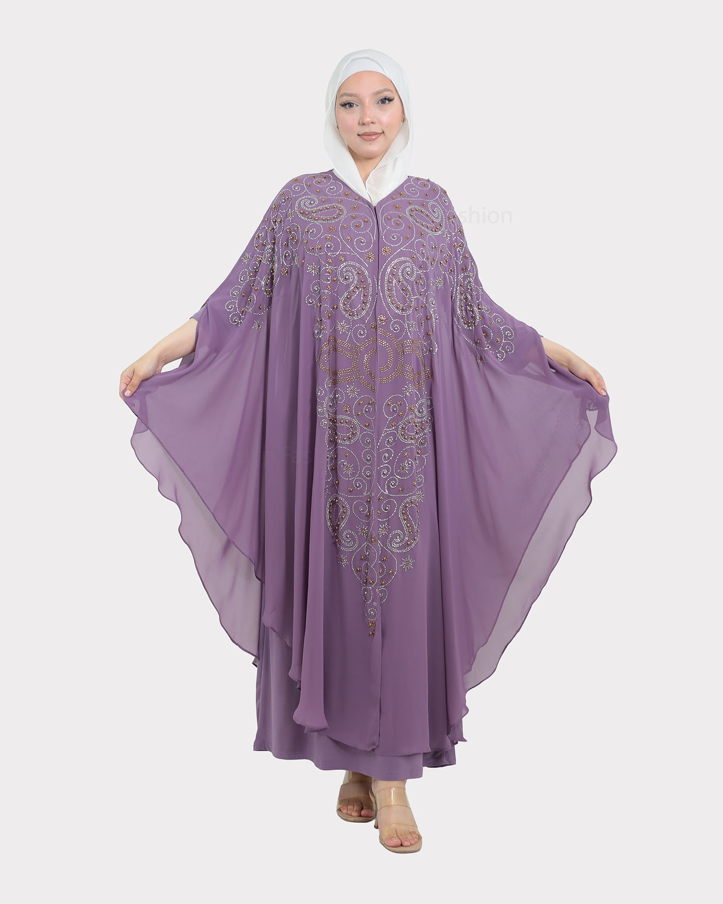 Abaya - Purple - 5