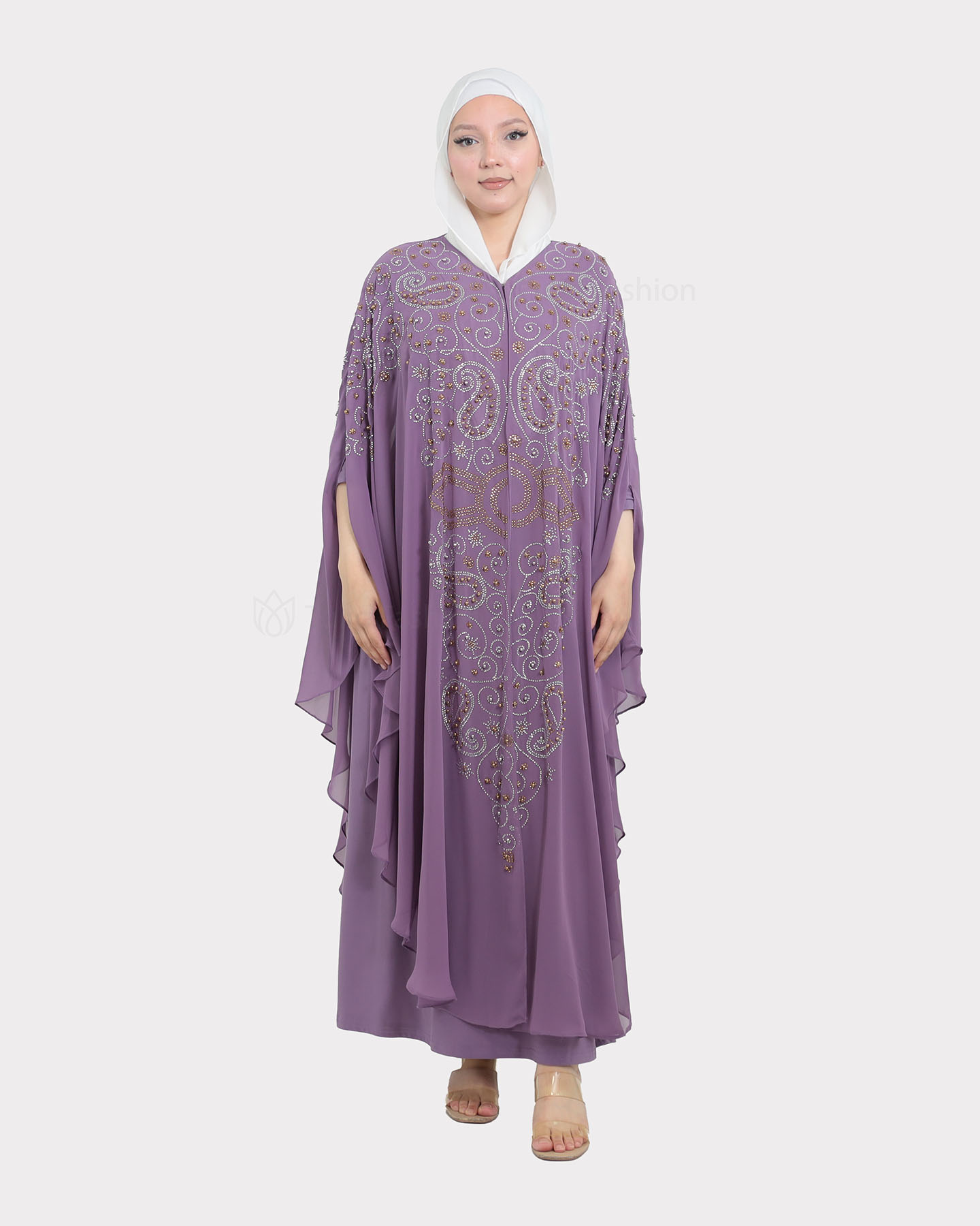 Abaya - Purple - 4
