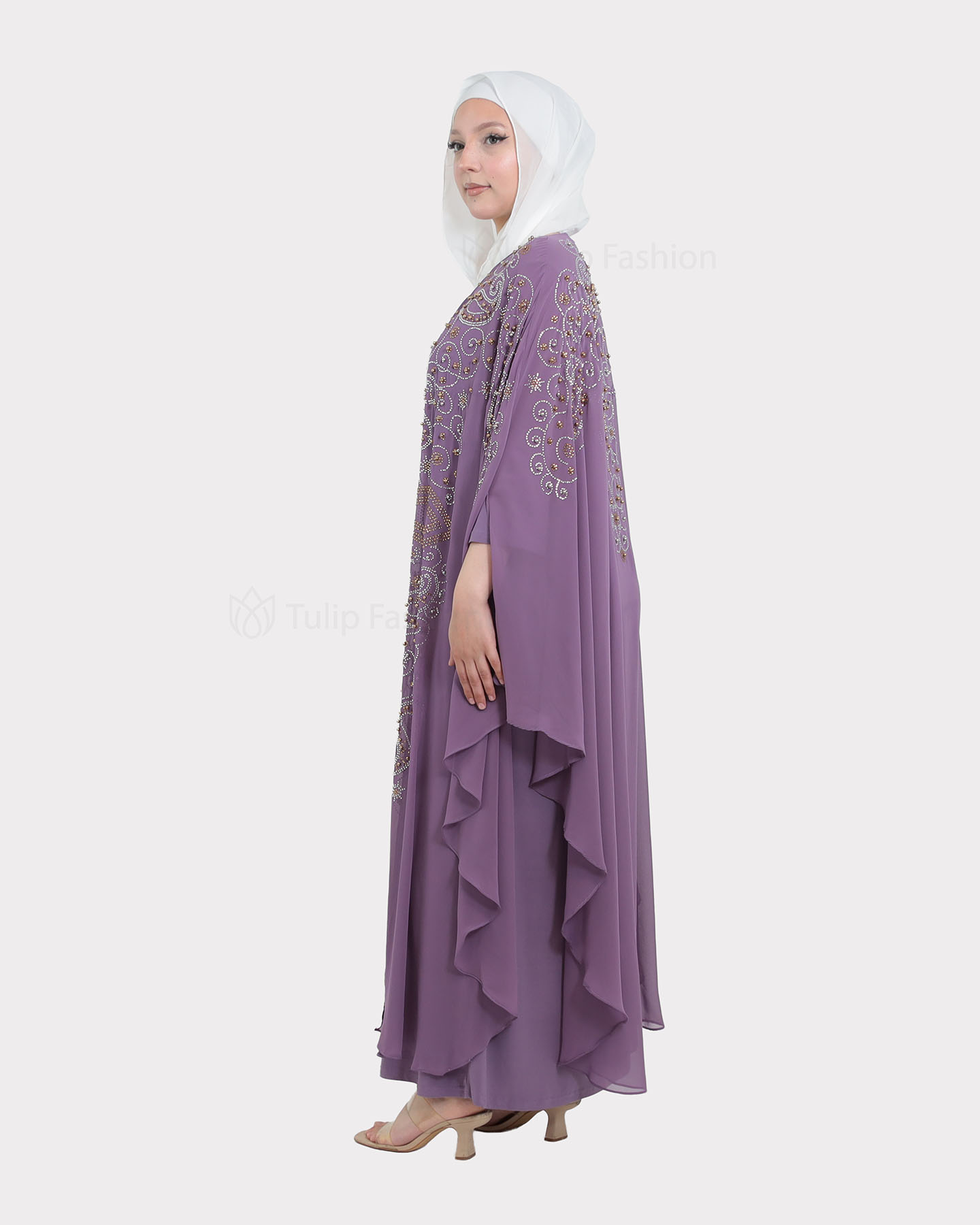 Abaya - Purple - 7