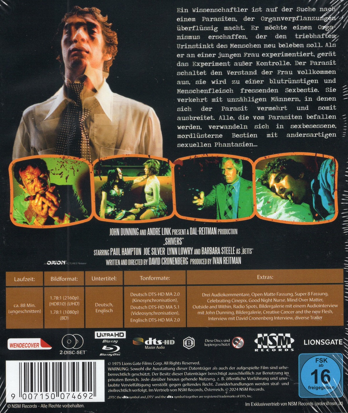 Shivers (ej svensk text) (4K Ultra HD + Blu-ray) - 2