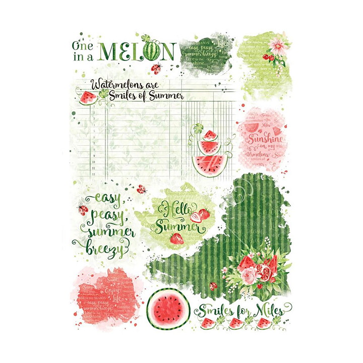 Graphic 45 Rub-Ons Transfer Set - Sunshine on my Mind