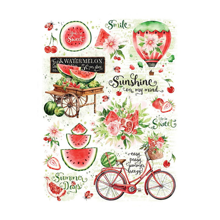 Graphic 45 Rub-Ons Transfer Set - Sunshine on my Mind