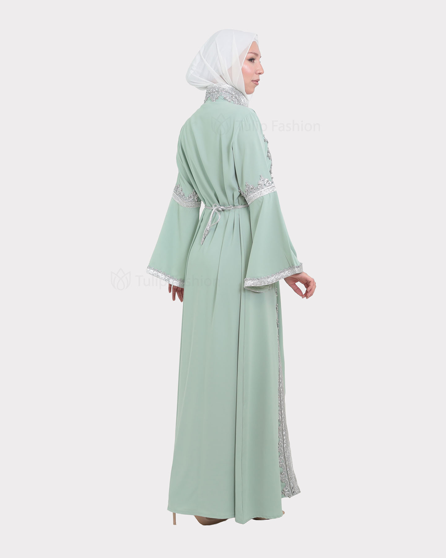 Abaya - Pistachio Green - 2