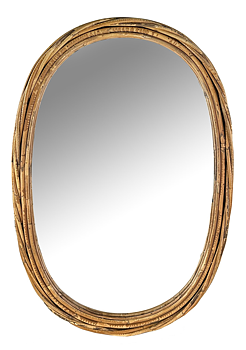 Spegel bamboo - 55x79 cm