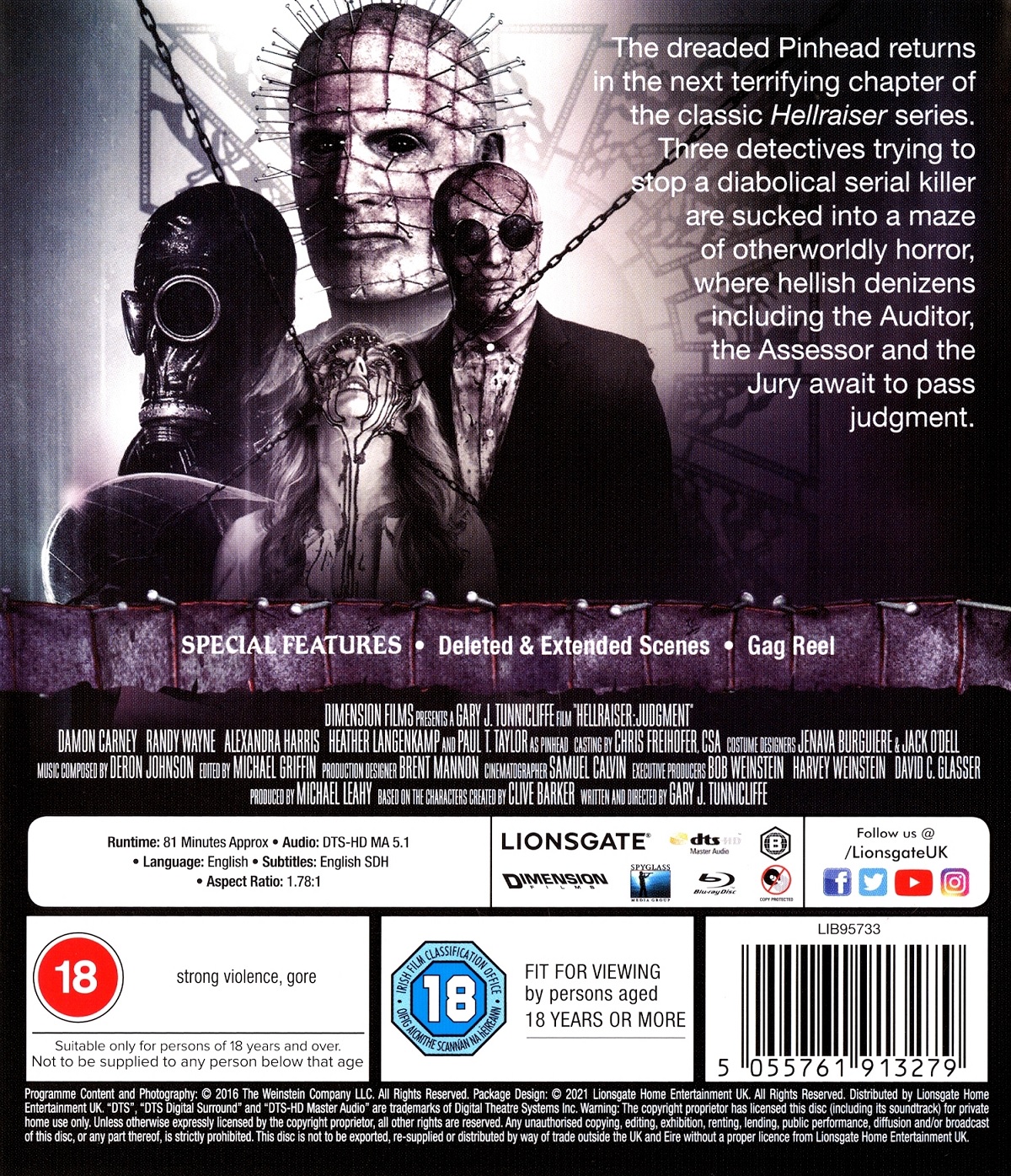 Hellraiser: Judgment (ej svensk text) (Blu-ray) - 2