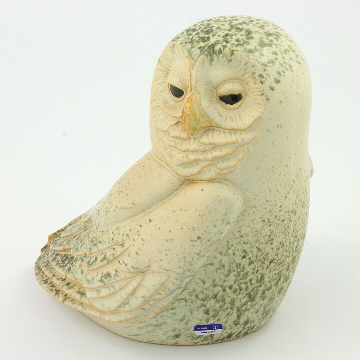 ポール・ホフ  Arktisシリーズ シロフクロウ  Snowy Owl  1980年代  16cm (2)