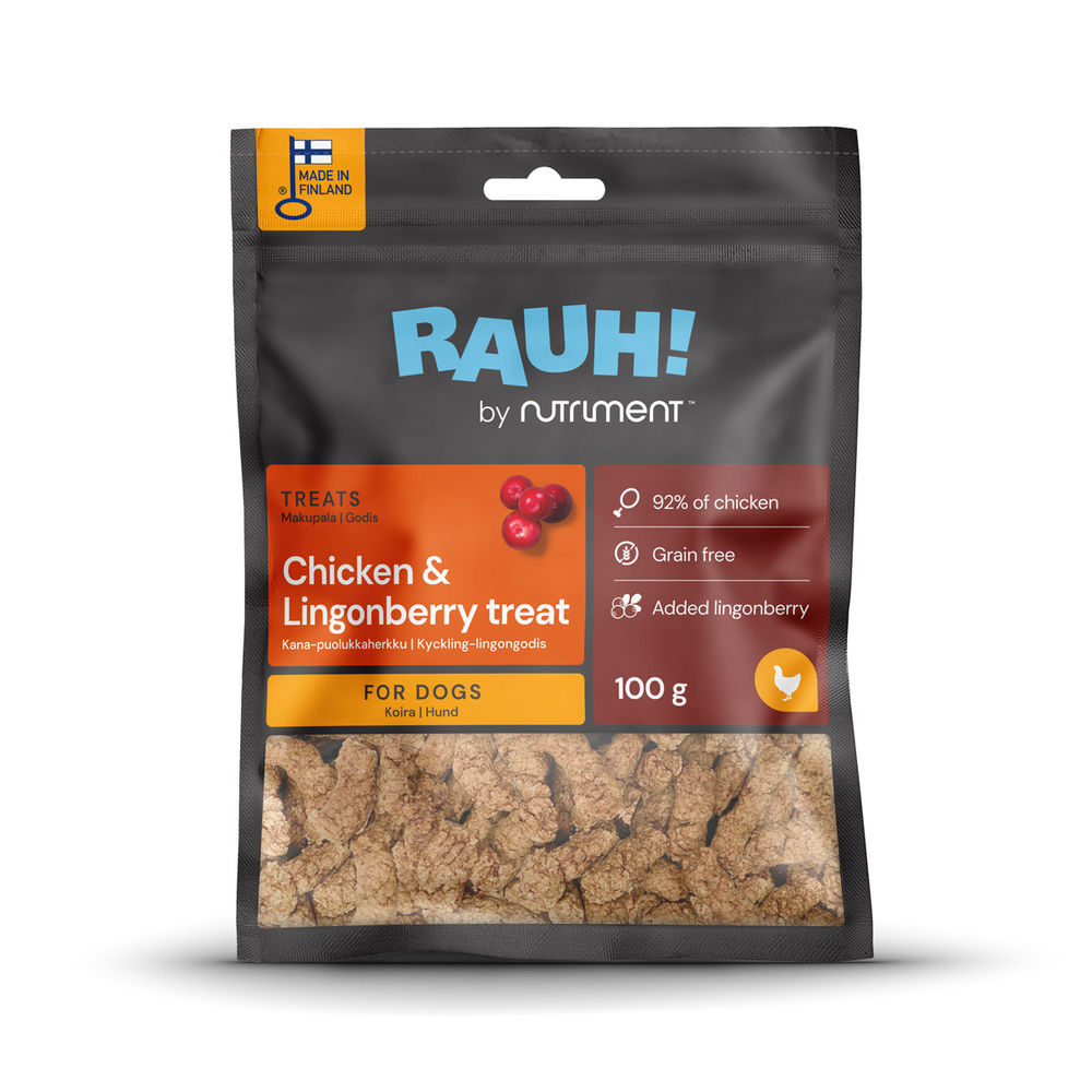 Rauh chicken & lingonberry treat for dog