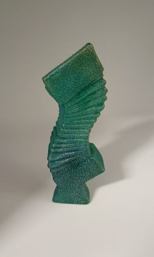 Kosta Boda - Dragspel glas skulptur - 5