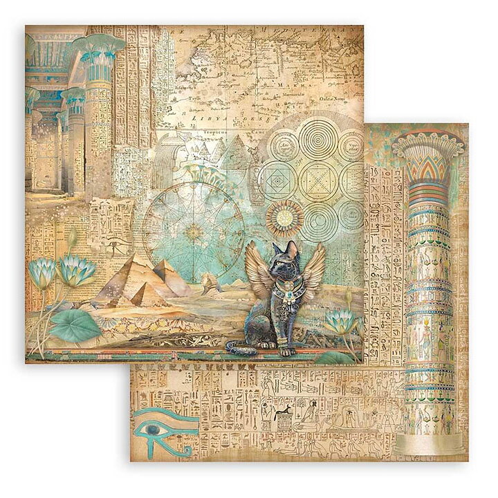 Stamperia Paper Pad  Double Face Sheets - Fortune 