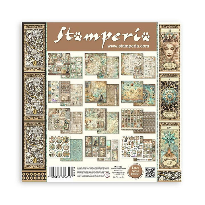 Stamperia Paper Pad  Double Face Sheets - Fortune 