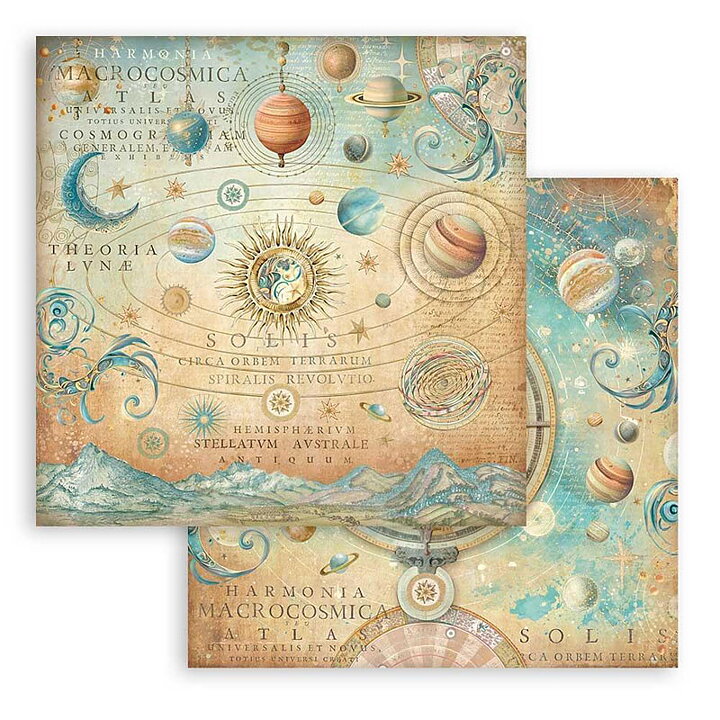 Stamperia Paper Pad  Double Face Sheets - Fortune 
