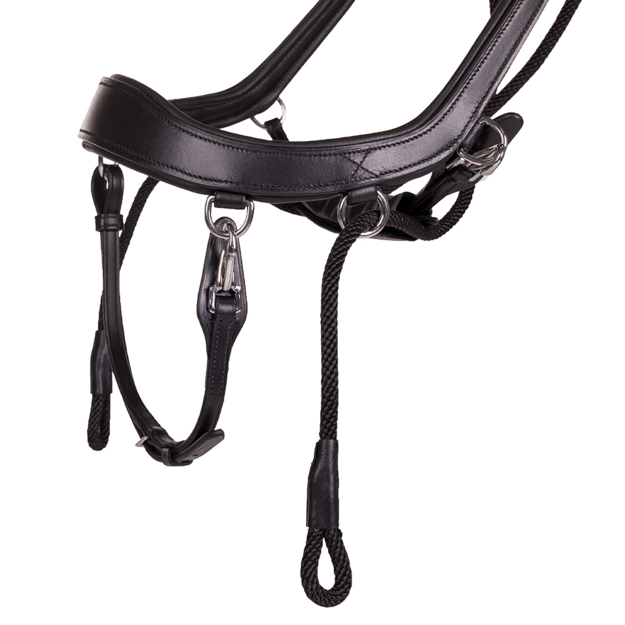 PresTeq FaySport Bitless Anatomical Bridle - Black - 4