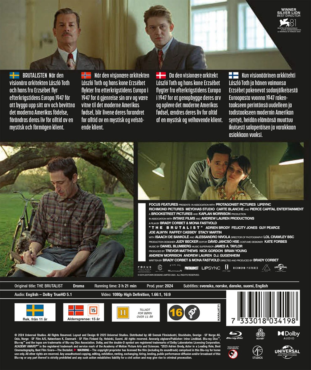 Brutalisten (Blu-ray) - 2