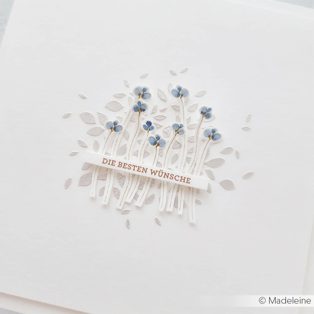 ALEXANDRA RENKE-Stencil 'Shapes of Leaves' - 2