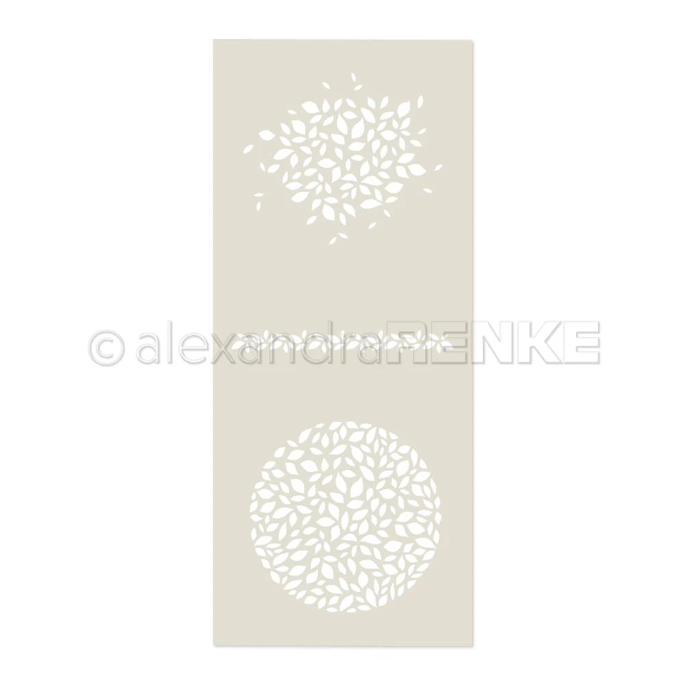 ALEXANDRA RENKE-Stencil 'Shapes of Leaves'