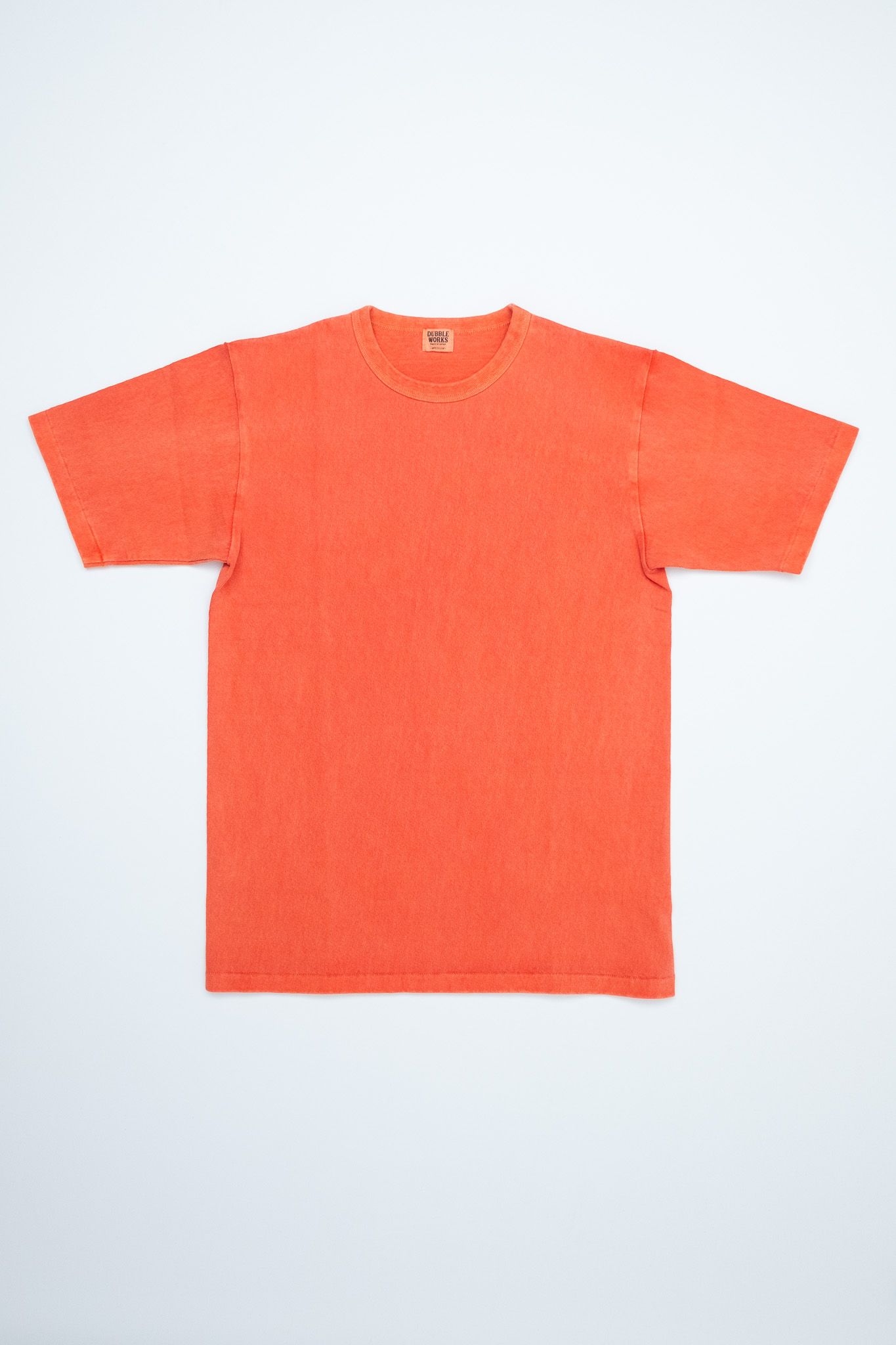 Dubbleworks - Heavy Weight S/S Tee Pigment Dye Orange - 2