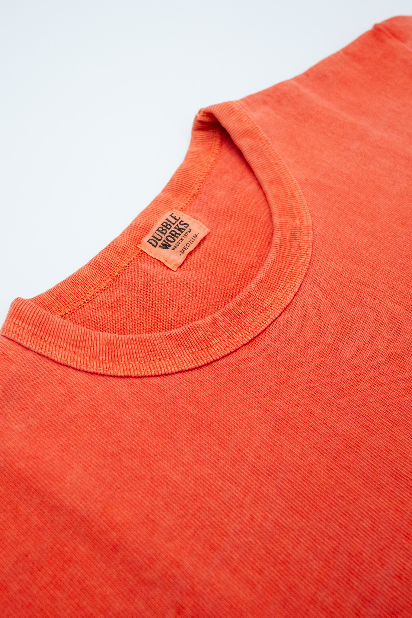 Dubbleworks - Heavy Weight S/S Tee Pigment Dye Orange - 5